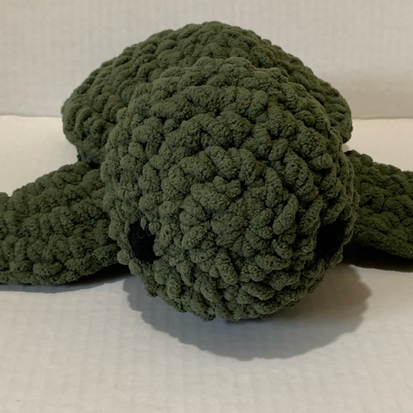 Sea Turtle Playroom Decor Soft Plushie Sea Turtle Handmade Crochet - Picture 4 of 15